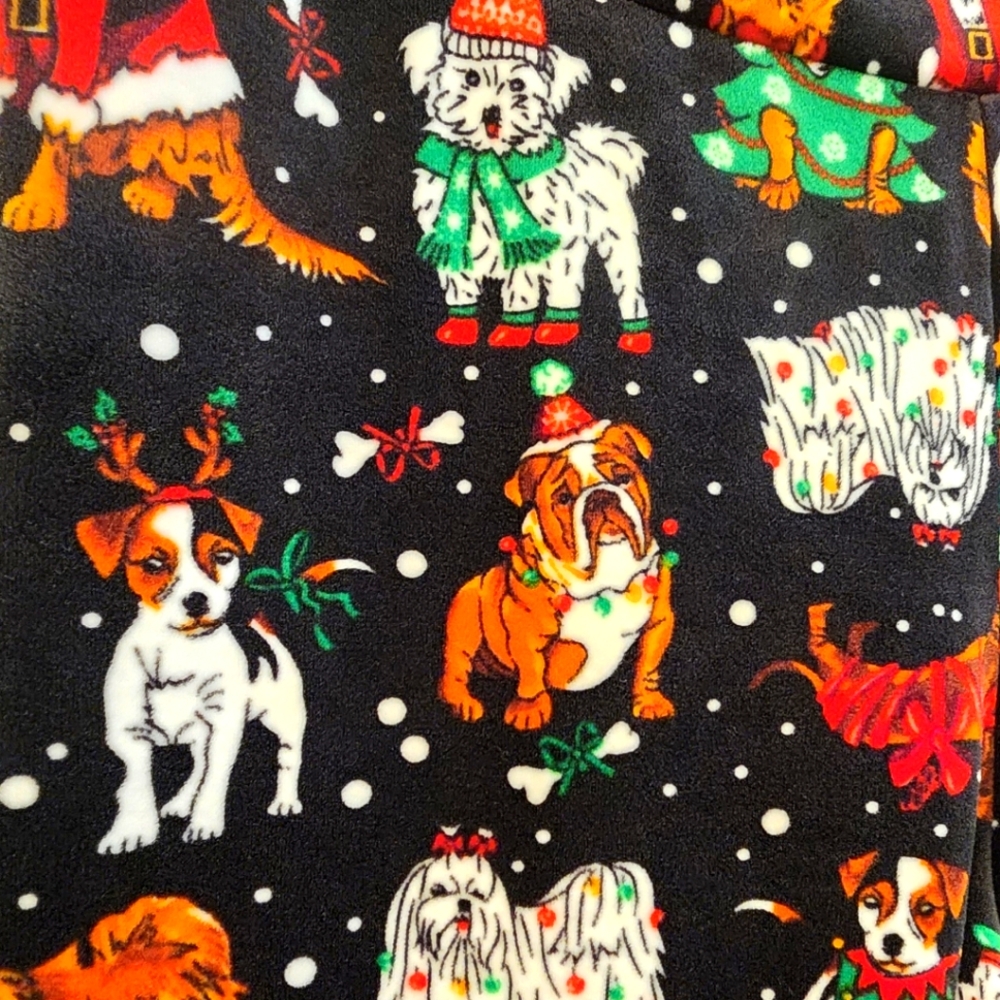 2 Pair Size 2XL Christmas Dog Pants - Leggings & Joggers!